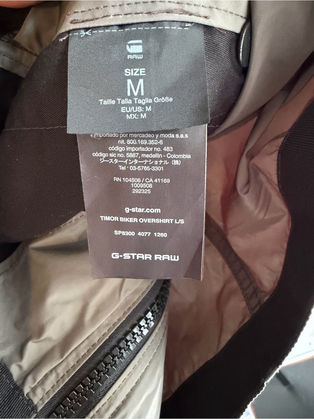 G-Star Timor Nylon Cargo Jacket Gray 
Men’s Size: M - Picture 7 of 7